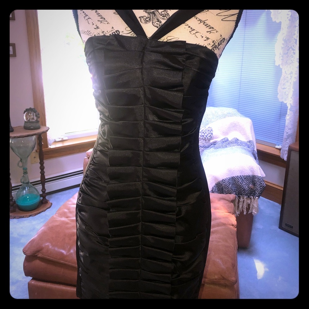 Black cocktail dress